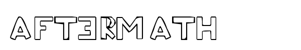 Aftermath font
