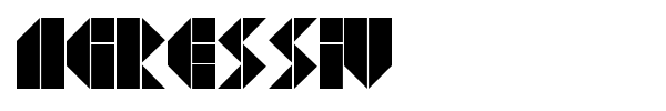 Agressiv font preview