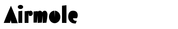 Airmole font