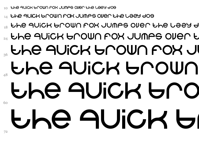 Alexey font waterfall