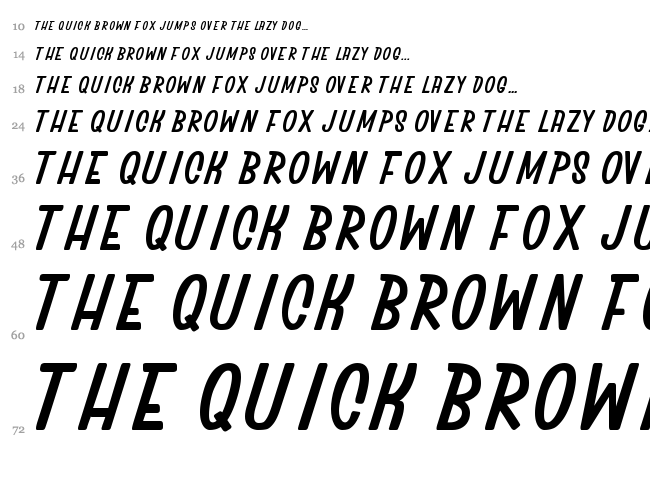 Amada font waterfall