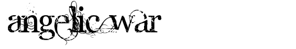 Angelic War font