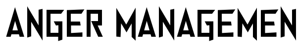 Anger Management font