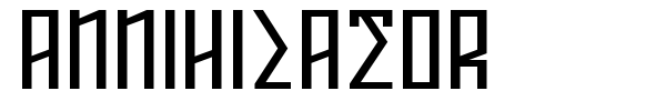 Annihilator font