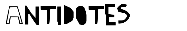 Antidotes font
