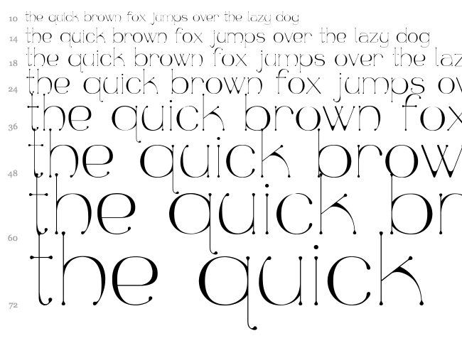 Aqua Pura font waterfall