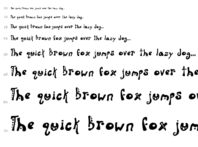 Aquanaut font waterfall