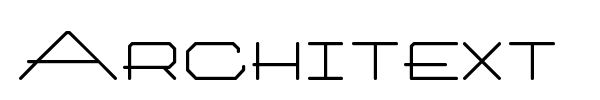 Architext font