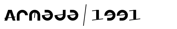 Armada/1991 font