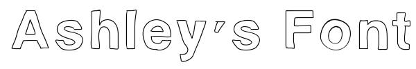 Ashley's Font font