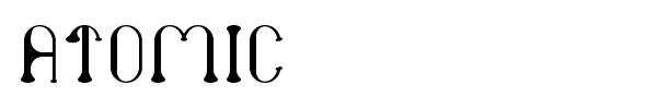 Atomic font