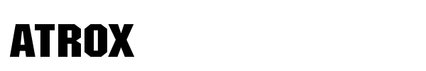 Atrox font