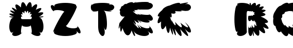 Aztec Bouffon font