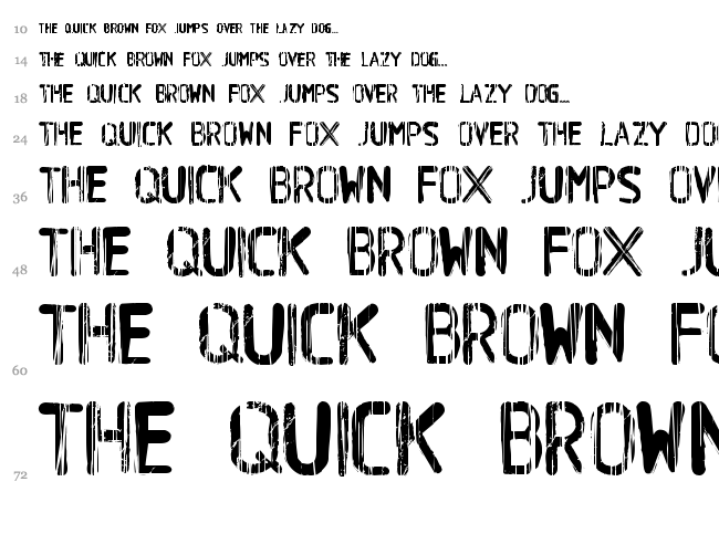 BA Wet Paint font waterfall