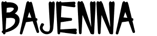 Bajenna font