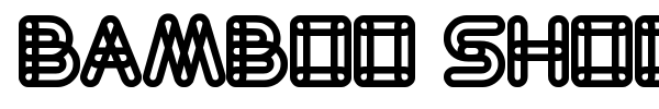 Bamboo shoot font