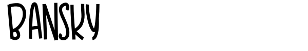 Bansky font