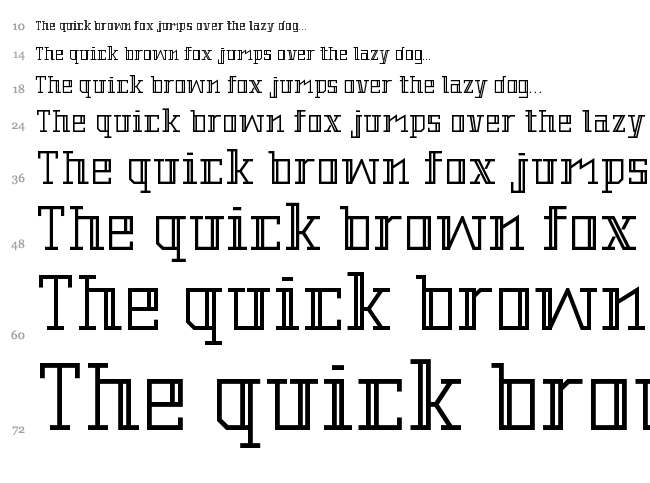 Barbershop font waterfall
