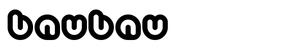 Baubau font