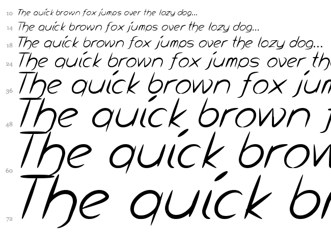 Bayou font waterfall