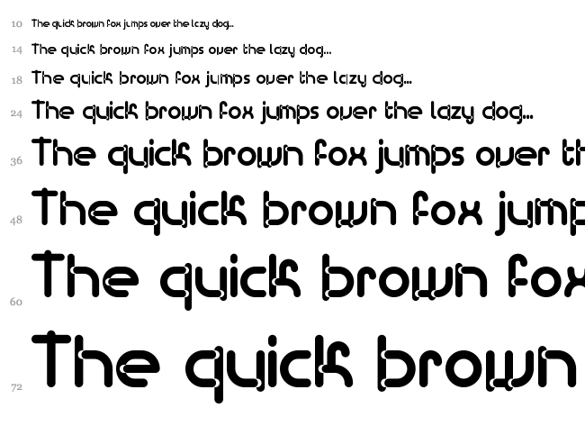 BD Ramen font waterfall