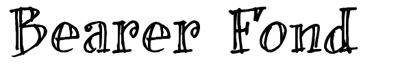 Bearer Fond font