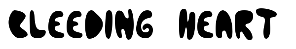 Bleeding Heart font