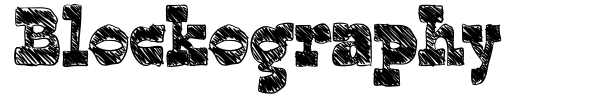 Blockography font