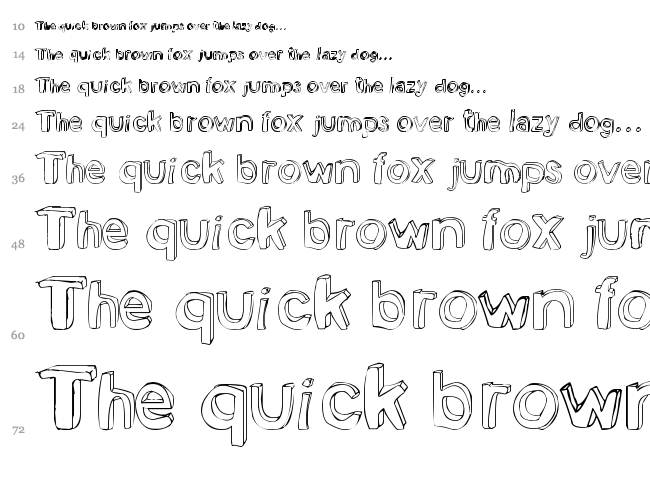 Bobsmade Font font waterfall