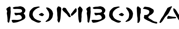 Bombora font