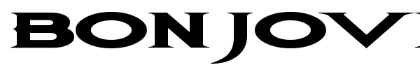 Bon Jovi font