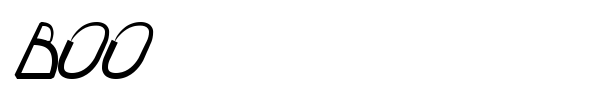 Boo font