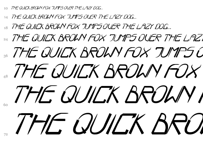 Boo font waterfall