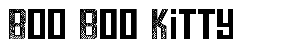 Boo Boo Kitty font preview