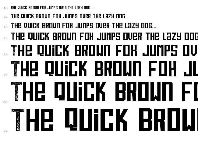 Boo Boo Kitty font waterfall
