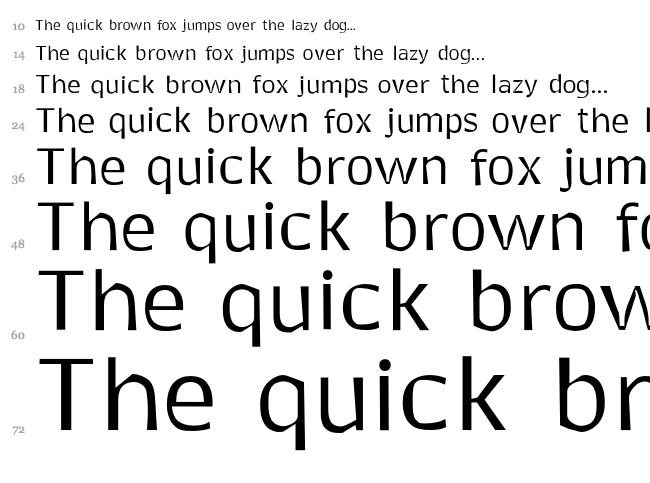 Bounce font waterfall