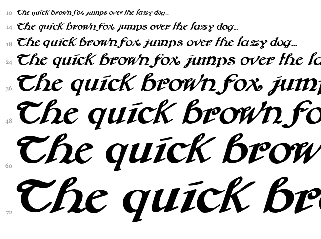 Brausepulver font waterfall