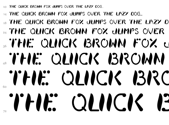 Breath font waterfall
