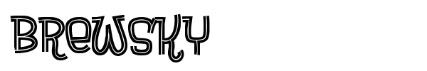 Brewsky font