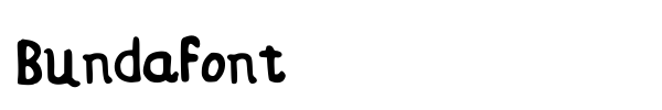 Bundafont font