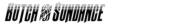 Butch & Sundance font