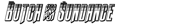 Butch & Sundance font preview