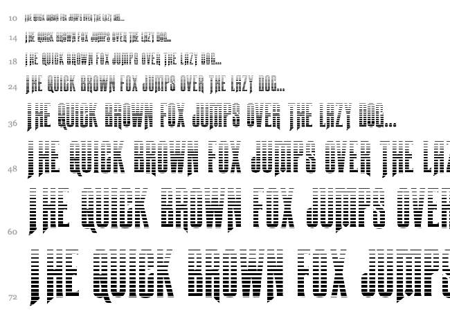 Butch & Sundance font waterfall