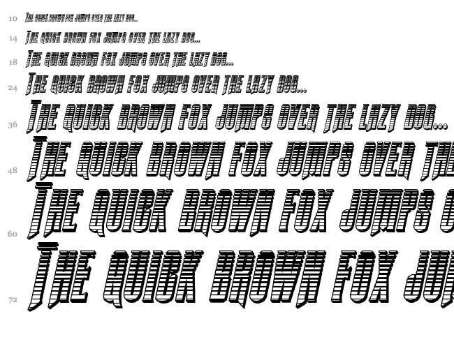 Butch & Sundance font waterfall