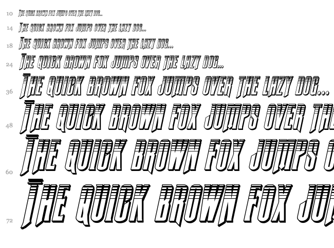 Butch & Sundance font waterfall