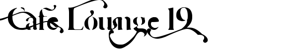 Cafe Lounge 19 font