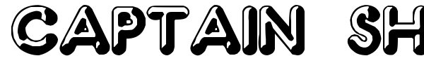 Captain Shiner font