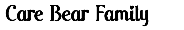 Care Bear Family font