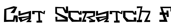 Cat Scratch Fever font