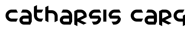 Catharsis Cargo font